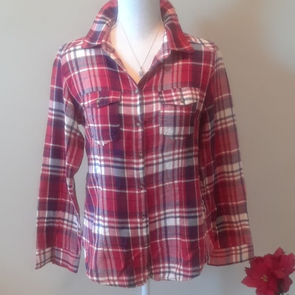 Ambiance Tops - 📥🥀Plaid shirt